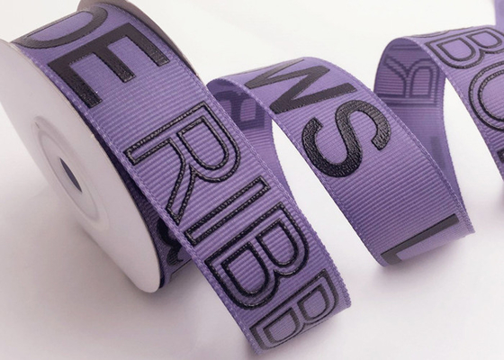 購入 3Dロゴを彫り刻したグロスグラインリボン online manufacture