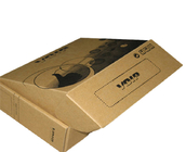 Printed Brown Kraft F-Flute Corrugated Cardboard Product Mailer Boxes Supplier