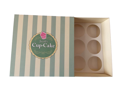 良い価格 サプライヤーの中の紙皿との注文の折り畳み式の紙のカップケーキ箱の卸売 オンライン