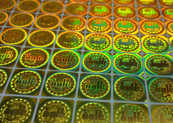 良い価格 保証3D金の習慣はステッカーのラベルの付着力のホログラムのステッカーの変更色を印刷しました オンライン
