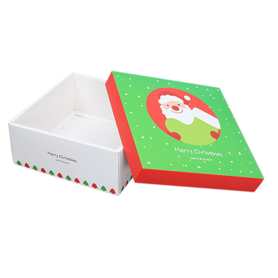 良い価格 クリスマスのためのふたのボール紙箱によって包む折られたペーパー ギフト用の箱 オンライン
